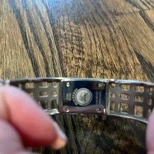 Burberry Silver Heritage Watch Bangle- Vintage Burberry | Accessories | Burberry Silver Heritage Watch  main image 4
